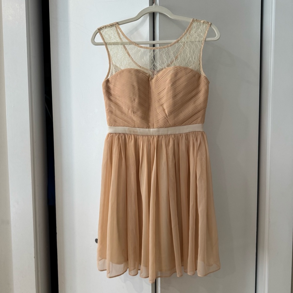 Elegant Pink Sleeveless Dress